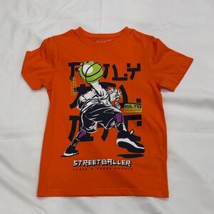 Primark Orange Streetballer Graphic Kids Tee
